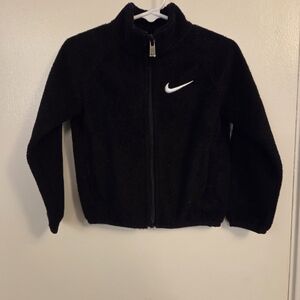 Nike Kids Black Zip-Up Jacket